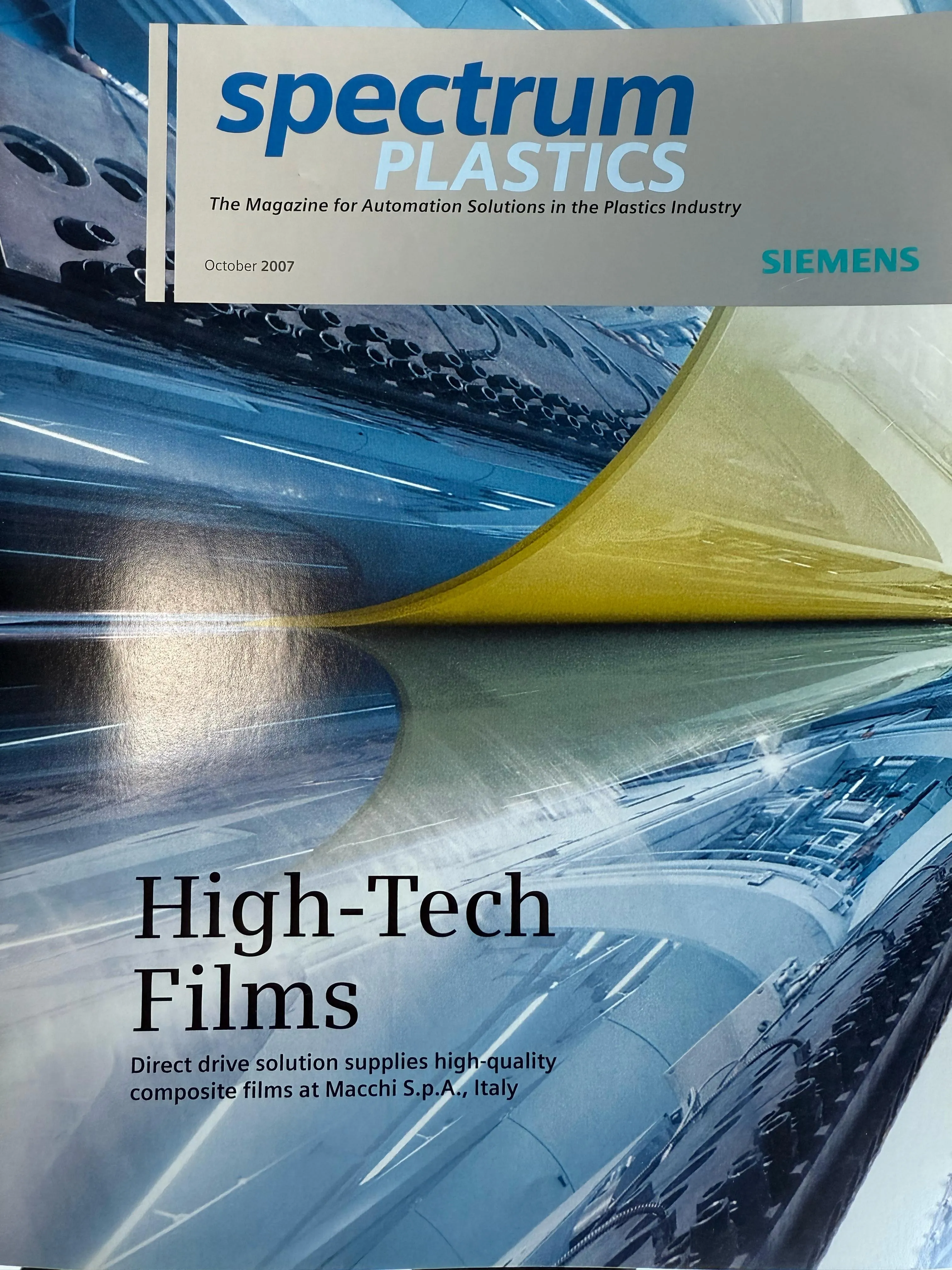 Spectrum Plastics October 2007 Cover