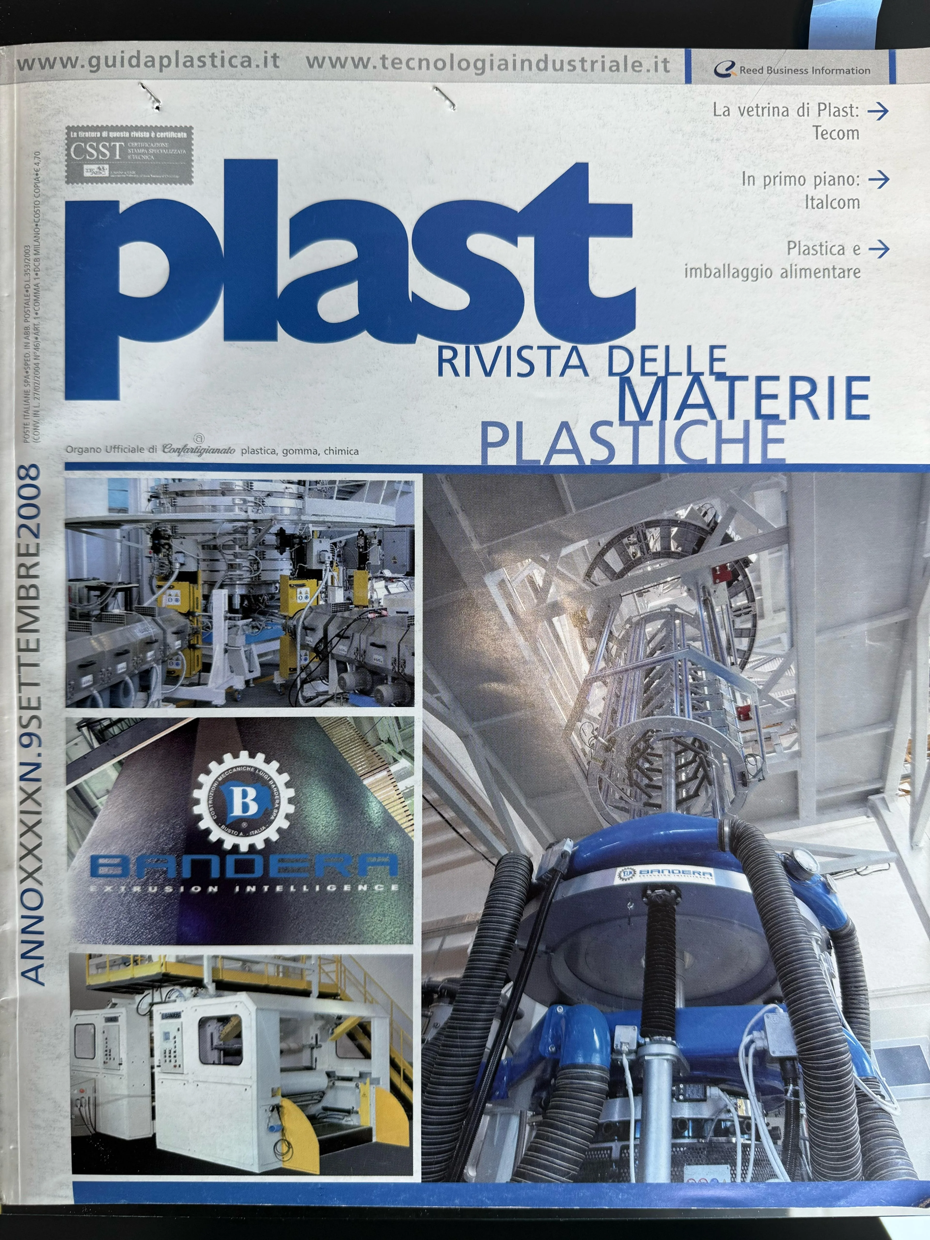 Plast September 2008 Cover