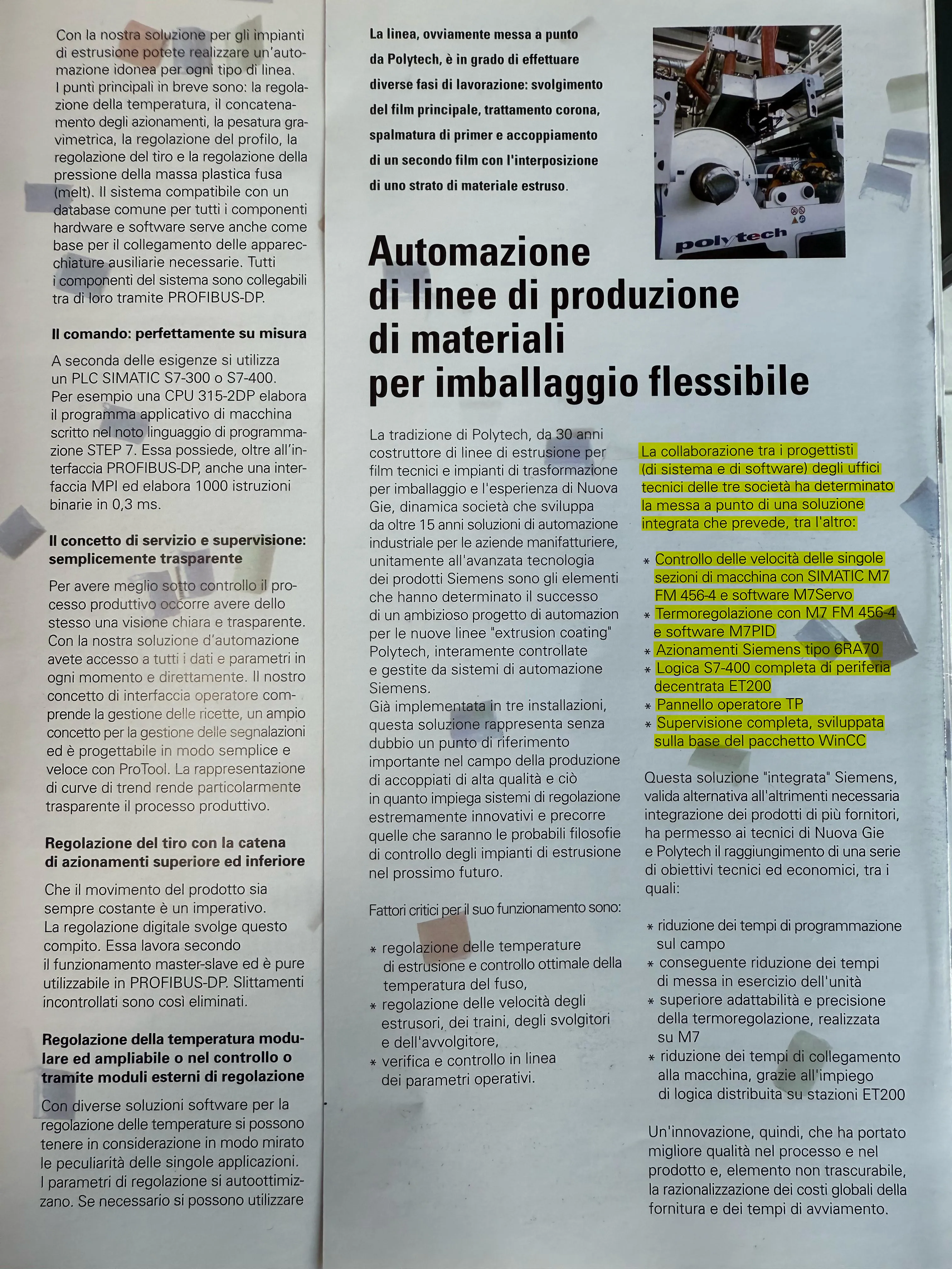 Polytech / Nuova Gie Line Automation