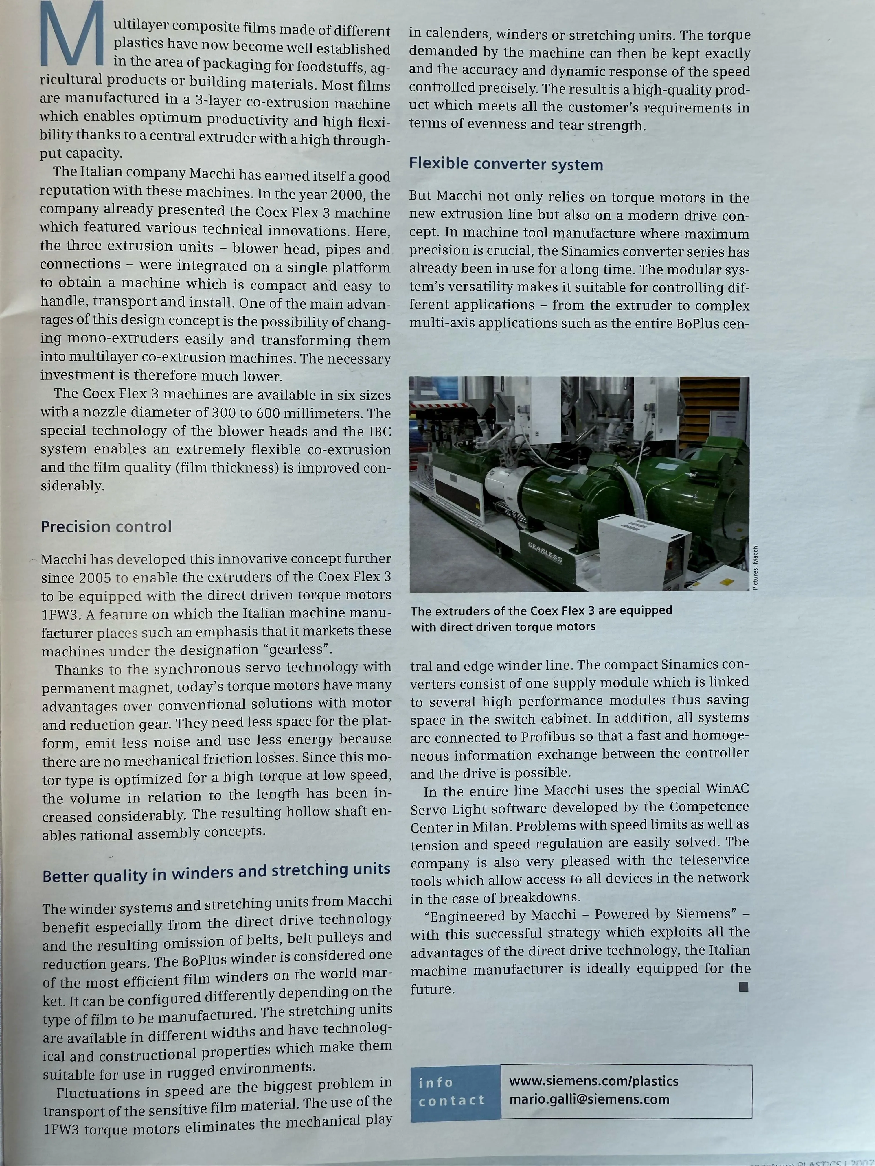 High-Tech Films Article